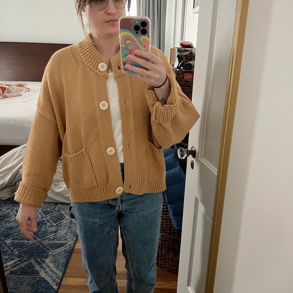 Babaá Cardigan No. 20 in Chicory Root - Picture 4 of 8